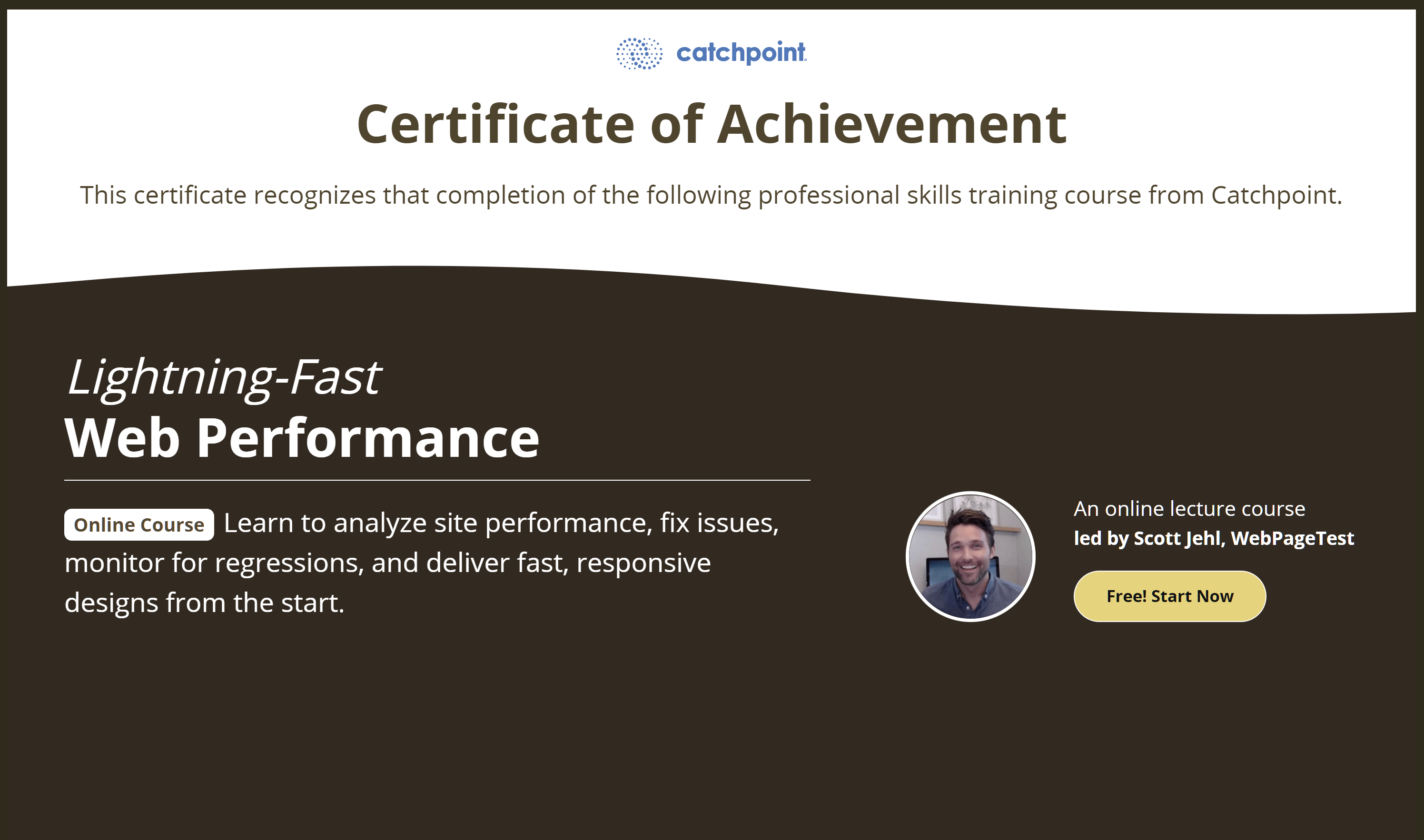 Certificate image acknowledging completion